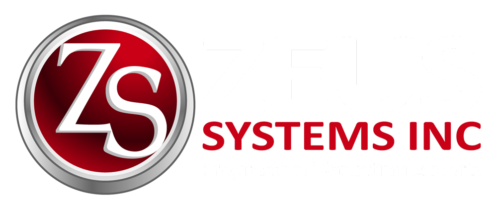 Zeus Systems Inc Full Logo Dark